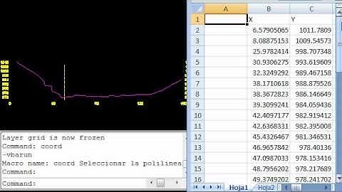 DEMO Datos de AutoCAD a Excel