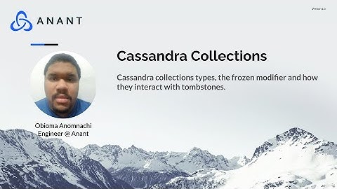 Cassandra Lunch #91: Collections in Cassandra
