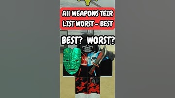ALL WEAPONS Tier List In Roblox Dead Rails