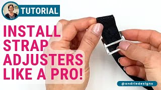 How to Install a Strap Adjuster (Slider) | Easy Bag-Making Tutorial