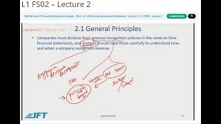 Module 04 | Chapter 02 | FSA: Income Statements | V03 IFT Lecture 2