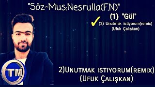 Nesrulla - Unutmak istiyorum ( remix ) ( Official Lyrics Video ) #NESRULLA2020 Resimi