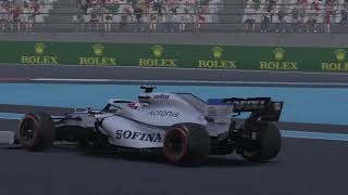 formule 1 2020 Abu Dhabi hoogtepunten Russell