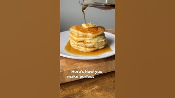 FLUFFY HOMEMADE PANCAKES🥞#pancake #recipe #food