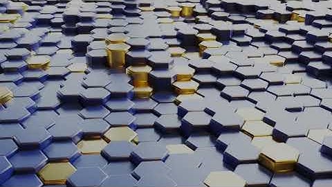 Blender-Animation: Hexagon-Animation