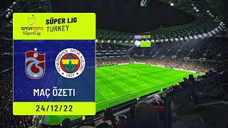 Trabzonspor - Fenerbahçe MAÇ ÖZETİ | Spor Toto Süper Lig 22/23 | FIFA 23 Gameplay