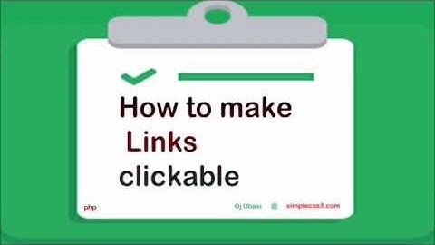 How to make links clickable in block of text using php