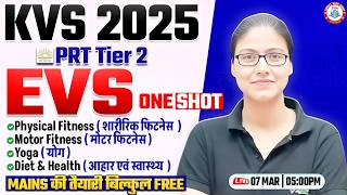 KVS PRT Tier 2 EVS Marathon | Visual Arts Marathon, YOGA, Diet &amp; Health, KVS Mains Class Gargi Mam