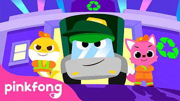 Baby Shark's Garbage Truck 🚛| Climate Change | Save the Environment | Pinkfong Songs for Kids