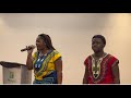 ESTHER AND EZEKIEL PERFORM NO AIR BY CHRIS BROWN AND JORDIN SPARKS LIVE AT MADE IN AFRICA EXHIBITION