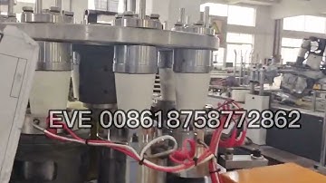 Testing video -- JBZ-OC100 High Speed Paper Cup Machine to make 9oz cups for our Vietnam client