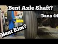 Diagnosing a Bent Axle Shaft -Dana 44 - Jeep CJ 7