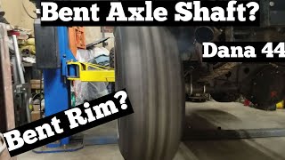 Diagnosing a Bent Axle Shaft -Dana 44 - Jeep CJ 7