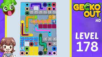 Gecko Out Level 178 Solution Walkthrough