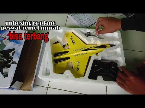 UNBOXING PESAWAT REMOTE CONTROL CESSNA 182 FX801 | HADIAH ULANG TAHUN UNTUK ANAK. 