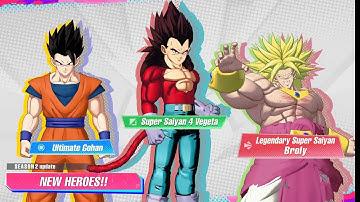 SS4 VEGETA, ULTIMATE GOHAN & LSS BROLY Z GAMEPLAY TRAILER! Dragon Ball Gekishin Squadra Season 2!