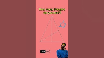 How many triangles can YOU spot? 🔺👀#shorts