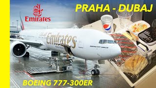 PRAHA - DUBAJ Co vás čeká na palubě Emirates Boeingu 777-300ER?