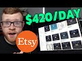 $100k+ ETSY STORE IN JUST 210 DAYS! JEWELLERY PRINT ON DEMAND