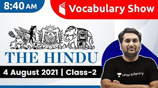 The Hindu Vacabulary Show  | All Competitive Exams | wifistudy | Harsh Sir