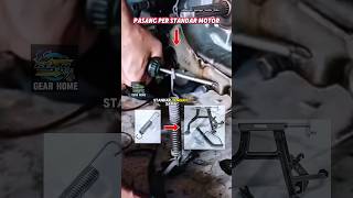 GAMPANG..😅 Tips Pasang Per Standar Motor 🛵🏍