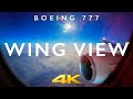 BOEING 777 WING VIEW TIMELAPSE IN 4K