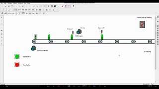 PLC S7 200 | PC Simu | Bottle Conveyor System