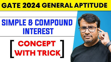 CI And SI Short Tricks In Hindi | Compound Interest Problems | General Aptitude For GATE 2024