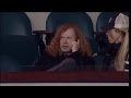 Dave Mustaine en partido de Hockey