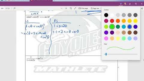 Math 30-1 - 4.7 Double Angle Identities