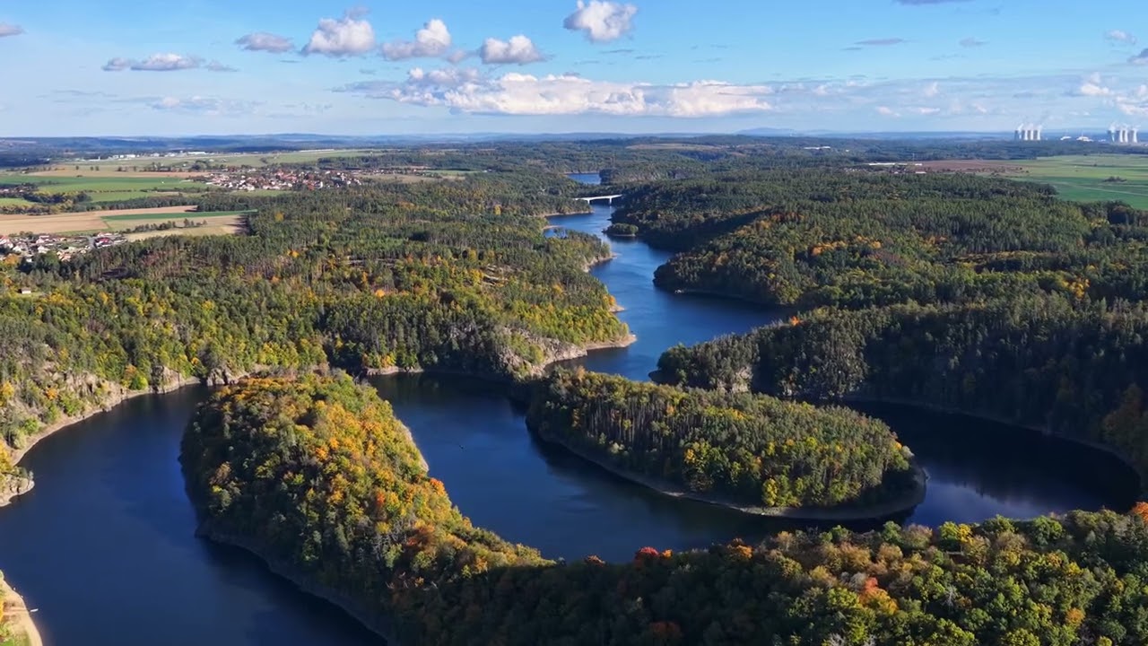 Dalešická přehrada říjen 2025