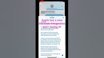 Did you guys see the new ‘translate’ feature apple 🍏 enabled?! Lovin it!!