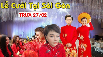 🔴TRỰC TIẾP: Lễ cưới của Lê Lộc và Tuấn Dũng tại nhà hàng sang trọng nhất TP.HCM