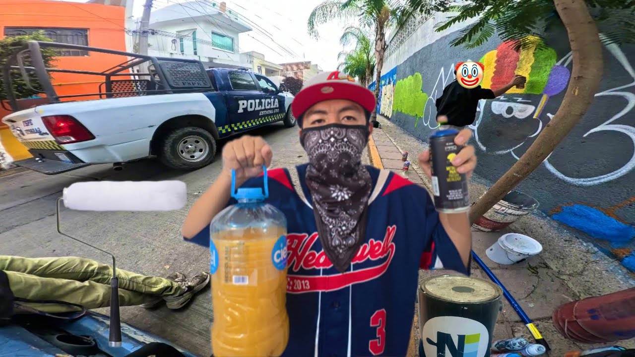 Hice mi primer Graffiti carácter y las mejores aguas locas con 200 pesos  🤡