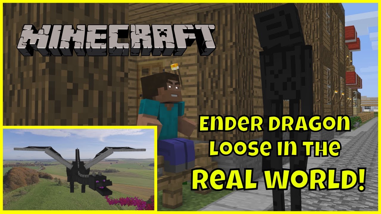 Minecraft and real life - Herobrine releases Ender Dragon ...