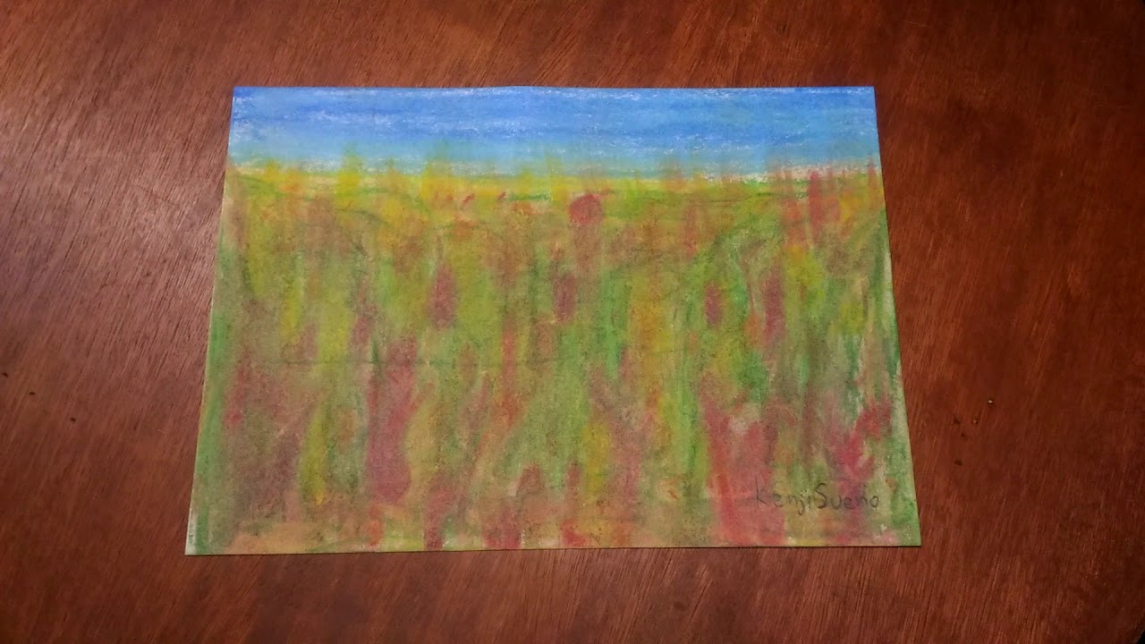 クレヨンで花畑を描きました I Drew A Flower Garden With Oil Pastels Youtube クレヨンで花畑を描きました I Drew A Flower Garden With Oil Pastels Youtube