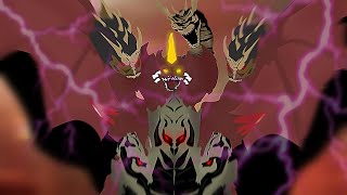 Destoroyah Vs. Monster X/Keizer Ghidorah | Animation