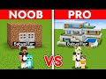 Noob vs pro strict babysitter house build challenge in minecraft