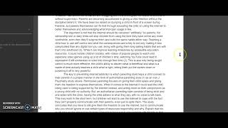 Project 3 Video Reflection