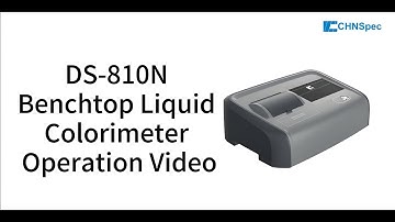 DS-810N Benchtop Liquid Colorimeter Operation Video