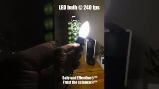 ⚠️ Photosensitivity warning: E14 LED Flicker in 240 fps Slow Motion