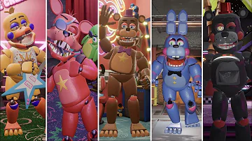 All UCN Rockstar Mods - Five Nights at Freddy's: Security Breach