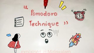 Pomodoro technique for study and productivity (explained in malayalam) make you happy in any tasks