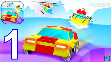 Shift Race - Gameplay Walkthrough Part 1 Levels 1-10 Shape Shifting Race Car (iOS,Android)