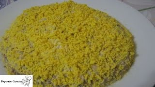 Салат Мимоза на скорую руку Салат Мимоза на скорую руку