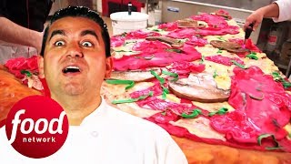 The Biggest Pizza Slice Cake You Will Ever See!  | Cake Boss