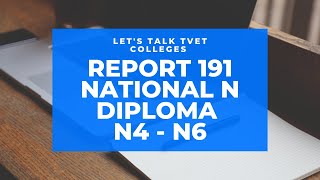 Report 191 National N Diploma N4 - N6 #letstalktvetcolleges screenshot 2