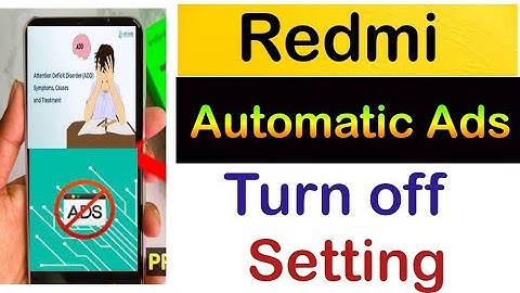 Automatische advertenties op Redmi-telefoon stoppen | Hoe u displayadvertenties in Redmi Mobile u...