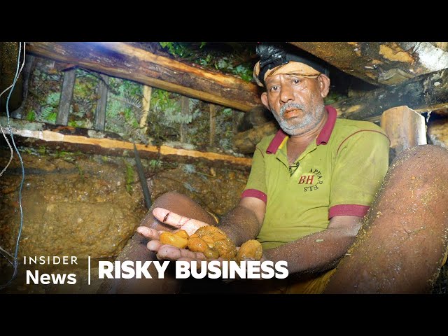 Inside Sri Lanka’s Deadly Underground Mines Filled With Rare Jewels | Risky Business | Insider class=