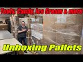 Unboxing ice cream tools candy and much more in this pallet unboxing